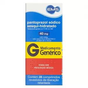 Pantoprazol Genérico EMS 40mg 28 comprimidos revestidos