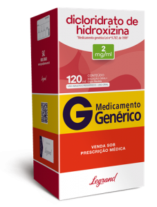 Cloridrato de Hidroxizina Genérico Legrand 2mg/ml 120ml